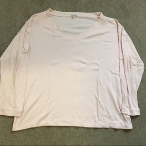 PJ Harlow oversized rib sweatshirt